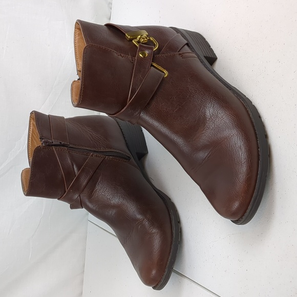 Croft Barrow Women's Chelsea Ankle Boots Size 11M Brown - Picture 3 of 8